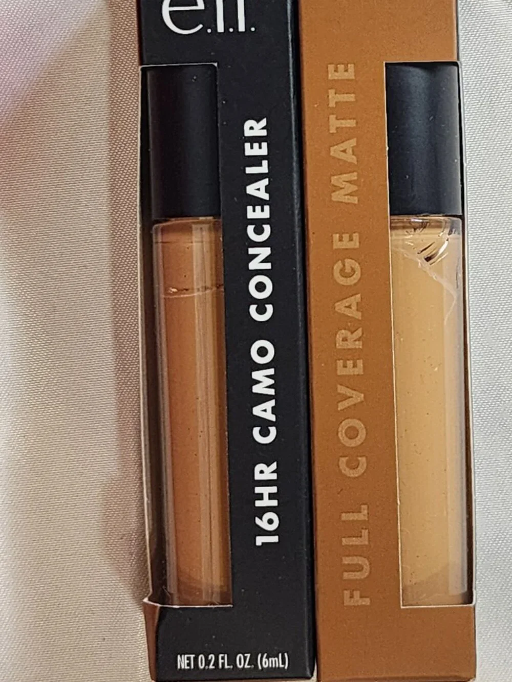 E.L.F. 16HR Camo Concealer .2fl oz. Full Coverage Matte Finish Deep Olive 2CT